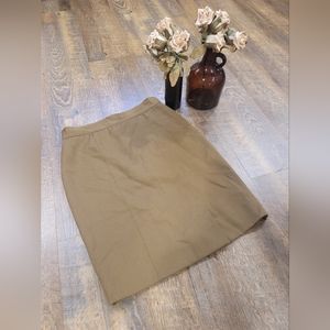 Vintage, pea green, Pencil Skirt